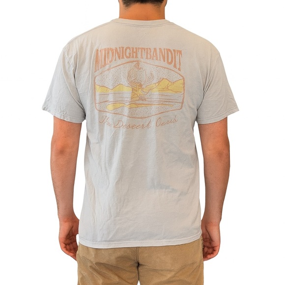 Tan Deer Hunting Midnight Bandit T-Shirt Size Medium - Picture 1 of 8